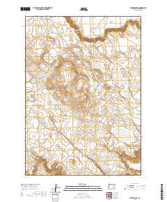 2020 Map of Weaver Lake, 2020 Print