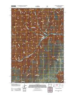 2011 Map of Wenaha Forks, 2011 Print