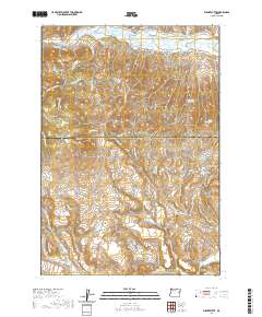2020 Map of Wendt Butte, 2020 Print