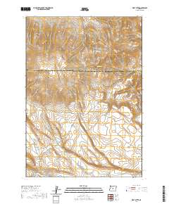 2020 Map of West Butte, 2020 Print