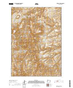 2020 Map of Westfall Butte, 2020 Print