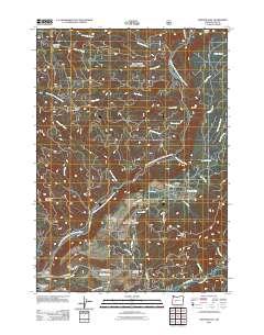 2011 Map of Westfir East, 2011 Print
