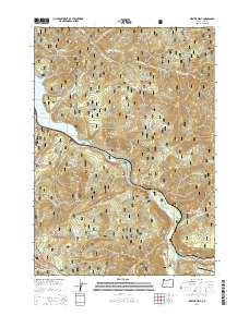 2014 Map of Westfir West, 2014 Print