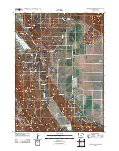 2011 Map of Whiteline Reservoir, 2011 Print