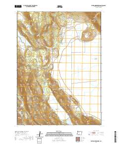 2020 Map of Whiteline Reservoir, 2020 Print