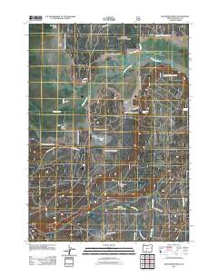 2011 Map of Wildhorse Ridge, 2011 Print