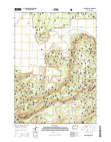 2014 Map of Wildhorse Ridge, 2014 Print