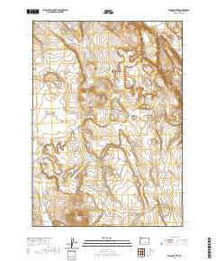 2020 Map of Wilson Butte, 2020 Print