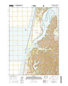 2014 Map of Winchester Bay, 2014 Print