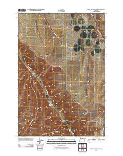 2011 Map of Wolf Hollow Falls, 2011 Print