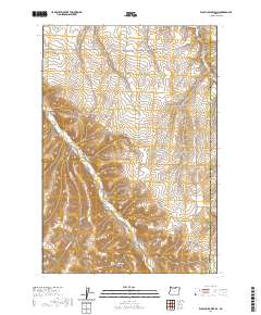2020 Map of Wolf Hollow Falls, 2020 Print