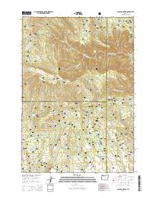 2014 Map of Wolf Mountain, 2014 Print