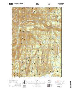 2020 Map of Wolf Peak, 2020 Print