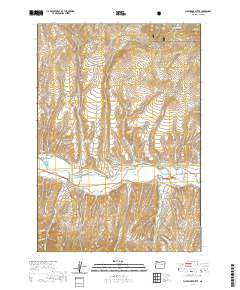 2020 Map of Wolfinger Butte, 2020 Print