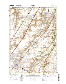 2014 Map of Woodburn, 2014 Print