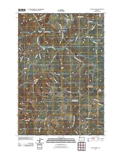 2011 Map of Woods Point, 2011 Print
