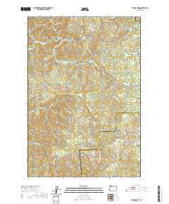 2020 Map of Woods Point, 2020 Print