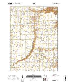 2020 Map of Wrangle Butte, 2020 Print