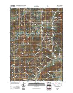 2011 Map of Wren, 2011 Print