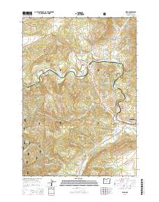 2014 Map of Wren, 2014 Print