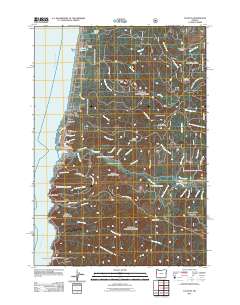 2011 Map of Yachats, 2011 Print