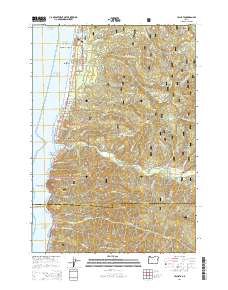 2014 Map of Yachats, 2014 Print