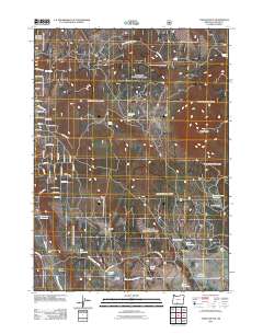 2011 Map of Yainax Butte, 2011 Print