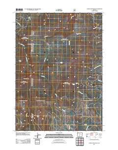 2011 Map of Yamsay Mountain, 2011 Print