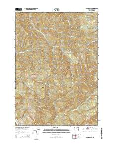 2014 Map of Yellow Butte, 2014 Print