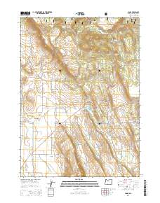 2014 Map of Yonna, 2014 Print