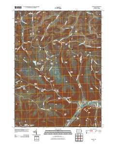 2010 Map of Asaph, 2010 Print