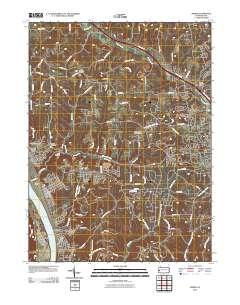 2010 Map of Baden, 2010 Print