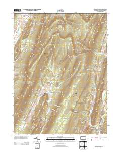 2013 Map of Beans Cove, 2013 Print