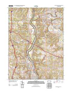 2013 Map of Beaver Falls, 2013 Print