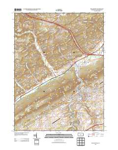 2013 Map of Bellefonte, 2013 Print