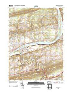 2013 Map of Berwick, 2013 Print