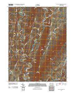 2010 Map of Big Cove Tannery, 2010 Print
