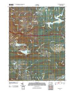2010 Map of Blakeslee, 2010 Print