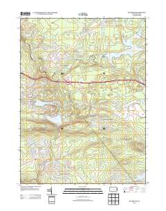 2013 Map of Blakeslee, 2013 Print