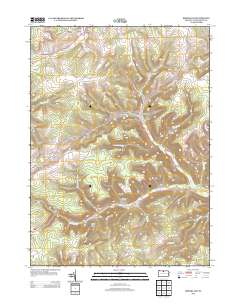 2013 Map of Brookland, 2013 Print