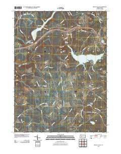 2010 Map of Brush Valley, 2010 Print