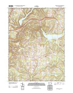 2013 Map of Brush Valley, 2013 Print