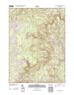 2013 Map of Buck Hill Falls, 2013 Print