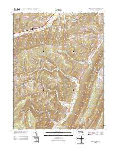 2013 Map of Buffalo Mills, 2013 Print
