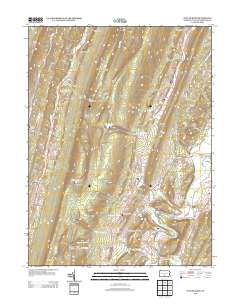 2013 Map of Butler Knob, 2013 Print