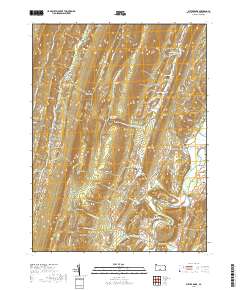 2019 Map of Butler Knob, 2019 Print