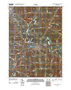 2010 Map of Cambridge Springs, 2010 Print