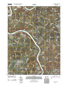 2010 Map of Carmichaels, 2010 Print