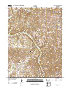 2013 Map of Carmichaels, 2013 Print