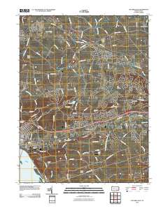2010 Map of Columbia East, 2010 Print